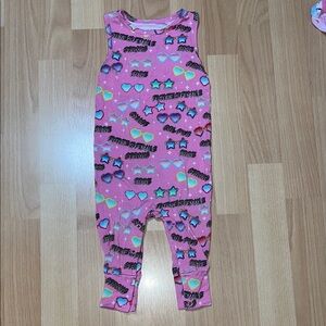 Posh Peanut Pink Barbie sleeveless romper